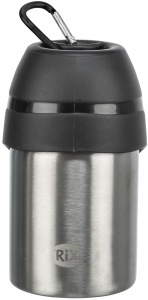 Sticla cu bol pentru apa TRIXIE 0,3 l inoxplastic, cu carabinier