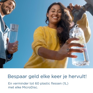 Sticla cu filtru de apa BRITA Model Vital Rosa (600 ml) cu 2 filtre MicroDisc pentru a fi hidratat oriunde, indeparteaza clorul, impuritatile, hormonii si conserva mineralele. - Img 7