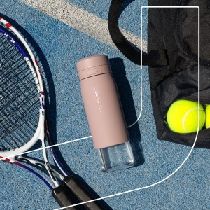 Sticla cu Filtru Wessper B2 Glass 700ml Borosilicat BPA Free Roz - Img 6