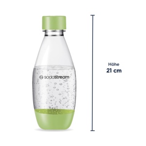 Sticla de plastic SodaStream 0,5L, set 2 bucati, galbena si verde - Img 3
