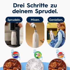 Sticla din otel inoxidabil SodaStream Fizz Go 0,9L, Blueberry - Img 4