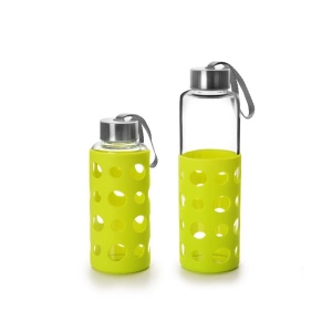 Sticla din sticla IBILI Lake, 400 ml, Verde, Borosilikat - Img 2
