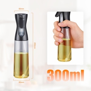 Sticla dozatoare de ulei GRIFEMA 300ml, Borosilikat, 1g pe apasare, Transparenta - Img 7
