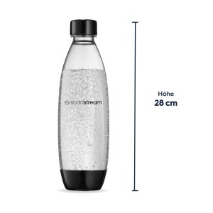 Sticla pentru apa carbogazoasa SodaStream FUSE 1L, 2 bucati, Negru - Img 3