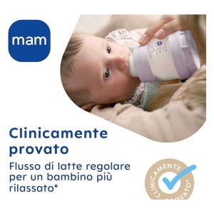 Sticla pentru bebelusi MAM Easy Start 320 ml, anti-colici, culoare bej - Img 6