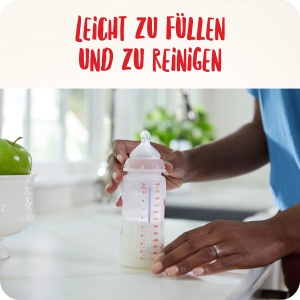 Sticla pentru bebelusi NUK First Choice 150 ml, BPA-fara, Control temperatura, Safari - Img 5