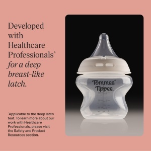 Sticla pentru bebelusi Tommee Tippee Natural Start 150 ml cu suzeta anti-colici - Img 2