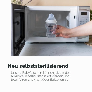 Sticla pentru bebelusi Tommee Tippee Natural Start, 340 ml, 4 bucati - Img 7