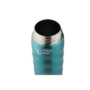 Sticla termica Pioneer, 0.48L, albastru metalizat, din otel inoxidabil - Img 4