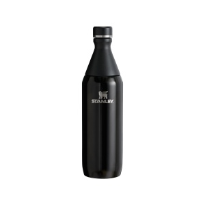 Sticla termica Stanley 1913 All Day Slim 0.6L, inox, negru, izolare 6 ore