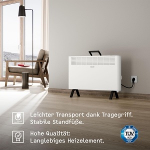 Stiebel Eltron CNS 2000 Plus LCD Move 2 kW Alb Protectie IP24 Timer Saptamanal - Img 2