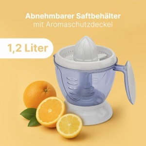 Storcator electric de citrice Clatronic ZP 3066, 1.2L, 40W, cu functie automata StartStop - Img 5