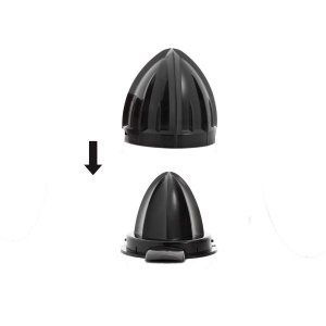 Storcator WMF Stelio, storcator electric de citrice, storcator de portocale, 85 wati, 2 conuri de presare, opritor de picurare, insertie strecuratoare, storcator electric de lamaie, otel inoxidabil mat - Img 7