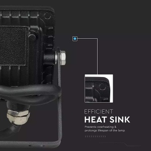 Straler LED V-TAC VT-30, 30W, IP65, 6400K, 2400 Lumen, Negru - Img 12