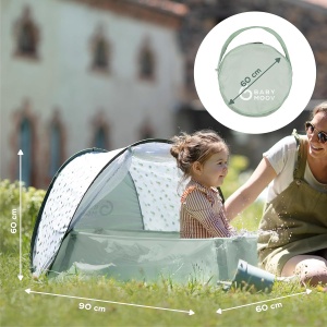 Strandmuschel Babymoov Aquani Provence - 3-in-1 cu UV Protectie LSF 50, Planschbecken si Reisebett - Img 6