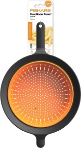 Strecuratoare Fiskars Functional Form 1027304 pliabila plasticsilicon negru-portocaliu - Img 8