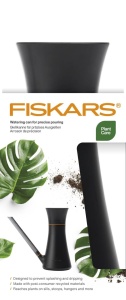 Stropitoare cu capac Fiskars, 1,2 l, se poate umple fara a scoate capacul, inaltime: 25,8 cm, negru/portocaliu, 1071307 - Img 6