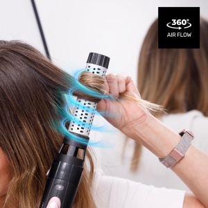 Styler cu aer cald Taurus Model Air 1200W, 3 viteze, compact si portabil - Img 2