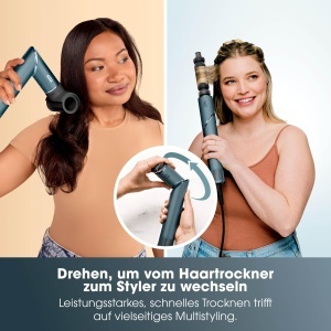 Styler si uscator de par Shark FlexStyle Limited Edition Teal, 5-in-1, cu accesorii - Img 4