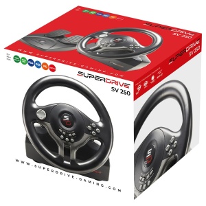 Subsonic Superdrive - Volan SV250 cu pedale si palete de schimbare a vitezei pentru Nintendo Switch - PS4 - Xbox One - PC - Img 8