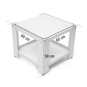 Substret pentru masina de spalat Xavax, 50 cm, alb, 150 kg - Img 3
