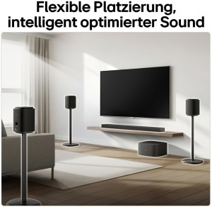 Subwoofer LG Sound Suite W7, 220W, 8-inch, Negru - Img 3