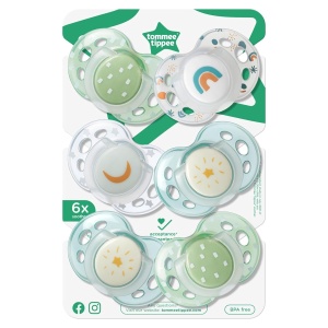 Suce de Supt Tommee Tippee Night, Silikon BPA-free, 18-36 luni, 6 bucati, Multicolor - Img 8