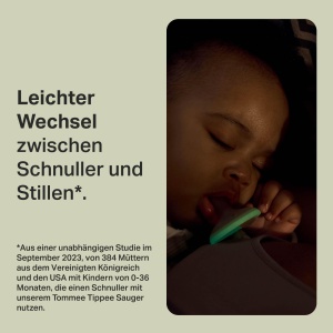 Sucea Tommee Tippee Glow-in-the-Dark, 0-6 luni, 4 bucati, silicon, design brustahnllich - Img 3