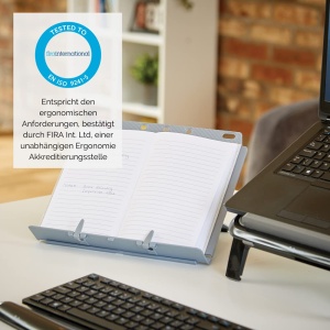 Suport documente Fellowes Booklift Ajustabil Capacitate 400 foi - Img 5