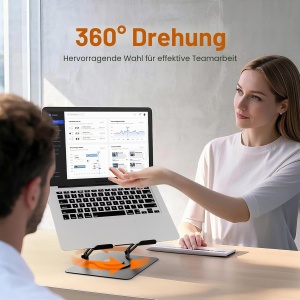 Suport Laptop GRIFEMA GB1050, Ajustabil, Faltabil, Negru - Img 3