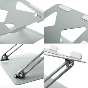 Suport laptop InnovaGoods pliabil si reglabil structura deschisa anti-alunecare - Img 8