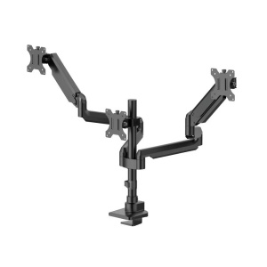 Suport Monitor Triplu Hama Dynamic Flex, 17-32, Negru, Reglabil