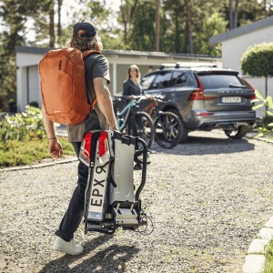 Suport pentru biciclete Thule EasyFold XT pentru carlig de remorca 2 biciclete argintiu - Img 5
