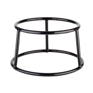 Suport pentru bufet APS 33270 MULTI ROUND, metal negru, 15.518 cm, inaltime 10 cm