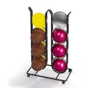 Suport pentru capsule de cafea Xavax HAMA (Dozator de capsule pentru capsule de cafea, pana la 16 capsule, Dolce Gusto si Nespresso Vertuo, din otel) Negru mat - Img 4