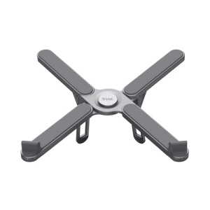 Suport pentru laptop pliabil Trust Macy 17.3 inch, suport pentru laptop pliabil din aluminiu, suport pentru laptop reglabil pe inaltime in 7 trepte pentru echipamente de birou de acasa, notebook MacBook Pro Air - gri - Img 10