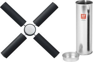 Suport pentru oale ZWILLING Twin Specials, silicon, pliabil, negru