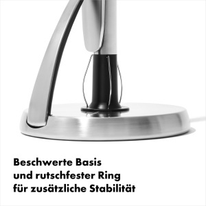 Suport pentru prosoape de bucatarie OXO Good Grips din otel inoxidabil, 35.5 cm - Img 4