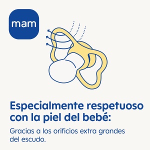 Suport pentru suzete MAM Air, 2 bucati, silicon, 16 luni - Img 4