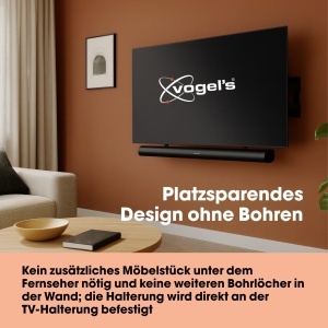 Suport premium soundbar Vogels, compatibil Sonos Arc, Beam, Playbar, 6.5 kg, anti-vibratii - Img 2