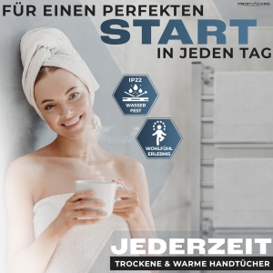 Suport prosop electric ProfiCare PC EHW 3115, 125W, montaj pe perete sau stand, 1.5m cablu - Img 7