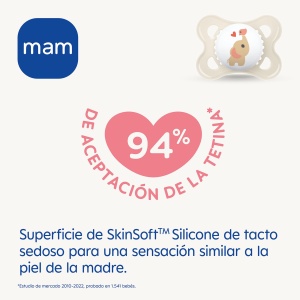 Suport suzeta MAM Clip It si suzeta Original S226, silicon, 0 luni, ultra moale - Img 3