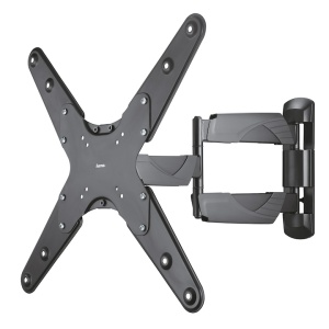 Suport TV de perete Hama Full Motion 118667, 2 Brate, Reglabil, 23"-56", 35 kg, Negru