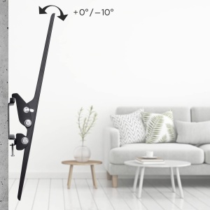 Suport TV Hama Neigbar 32-75 inch Negru VESA 400x400 - Img 3