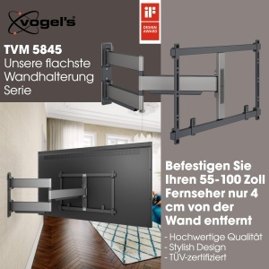 Suport TV Vogels Elite TVM 5845, Schwenkabil, 55-100 inch, Max. 55 kg - Img 3