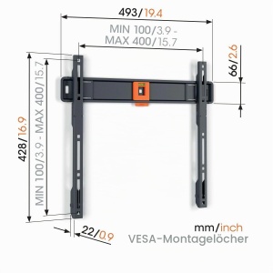 Suport TV Vogels Quick TVM 1405 pentru televizoare 32-77 inch - Img 6