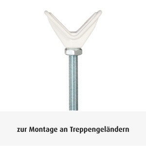 Suport Y-Spindel Reer 46905 din cauciuc antiderapant pentru montaj pe bare rotunde - Img 2