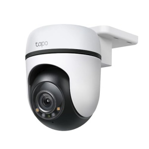 Supraveghere cu camera de exterior TP-Link Tapo C510W, Camera IP Wi-Fi, Pan/Tilt 360deg, Rezolutie 2K, Viziune nocturna color, IP65 rezistent la apa, Urmarire inteligenta a miscarii, Audio bidirectional
