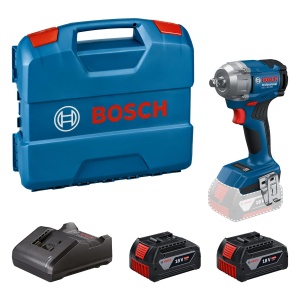 Surubelnita cu impact Bosch Professional GDS 18V-350 Set 2x 40 Ah Koffer - Img 1
