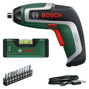 Surubelnita electrica Bosch IXO Set cu nivel de apa 36V 20Ah 55Nm LED 360deg